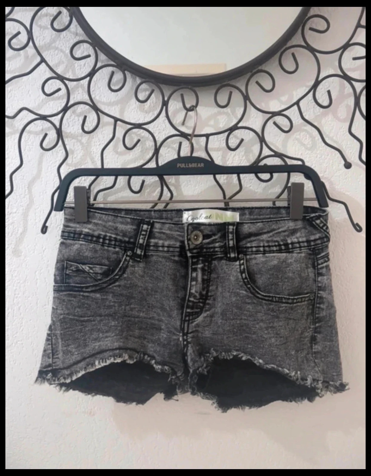 Mini-Short en Jean Coolcat Sassy Shorts Délavé – Taille XS
